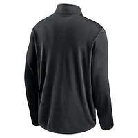 Men's Nike Black Las Vegas Raiders Pacer Performance Quarter-Zip Top
