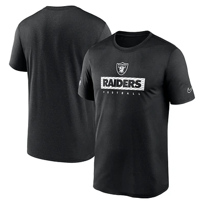 Men's Nike Black Las Vegas Raiders Sideline Legend Performance T-Shirt