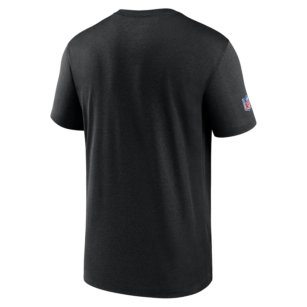 Men's Nike Black Las Vegas Raiders Sideline Legend Performance T-Shirt