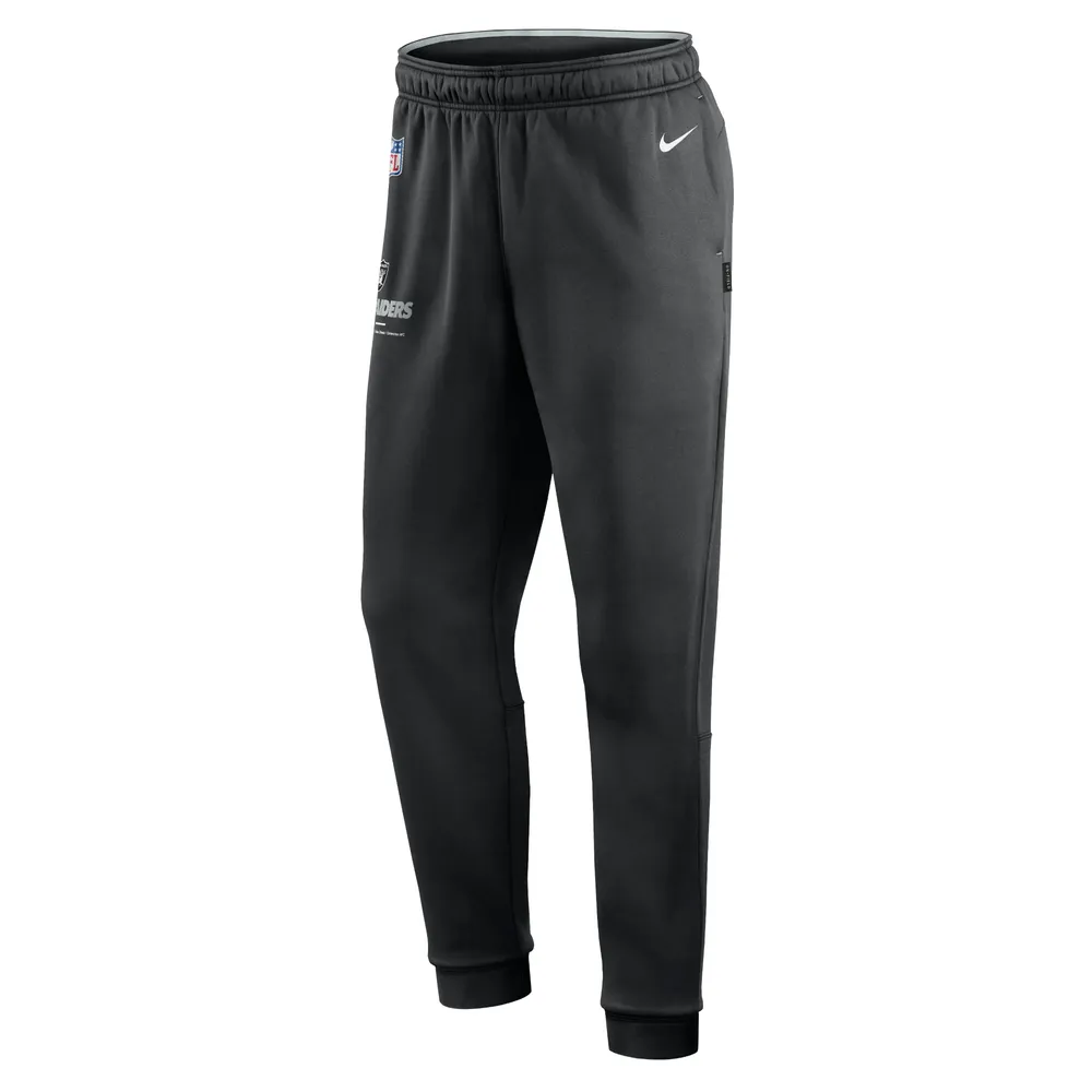 Pantalon de performance Nike Las Vegas Raiders Sideline Logo noir pour homme