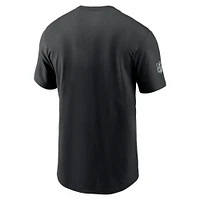 T-shirt Nike noir Las Vegas Raiders pour homme