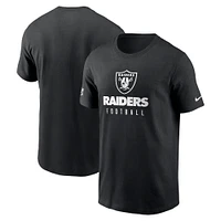 Men's Nike  Black Las Vegas Raiders Sideline Performance T-Shirt