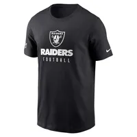 T-shirt Nike Las Vegas Raiders Sideline Performance pour homme - Noir