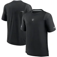 Las Vegas Raiders Nike Sideline Infograph Lock Up Performance Long Sleeve T- Shirt - White