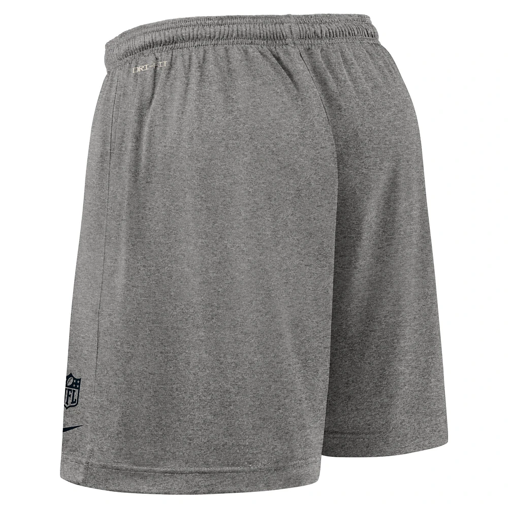 Men's Nike Black Las Vegas Raiders Sideline Reversible Performance Shorts