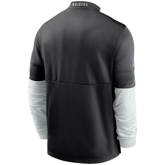 Nike Men's Dri-Fit Sideline Coach (NFL Las Vegas Raiders) Long-Sleeve Top in White, Size: 2XL | 00M210A8D-0BK