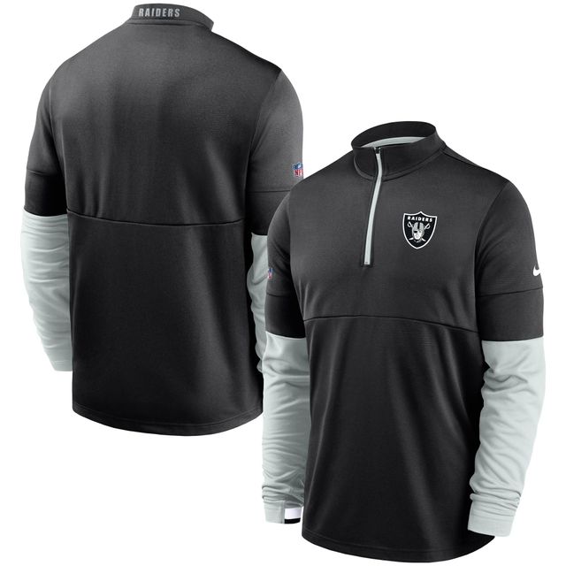 Las Vegas Raiders Sideline Performance Long Sleeve Quarter-Zip