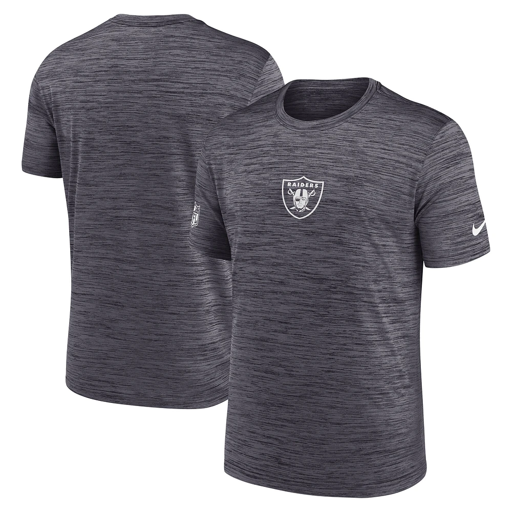Men's Nike Black Las Vegas Raiders Sideline Velocity Performance T-Shirt