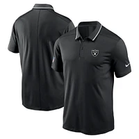 Men's Nike Black Las Vegas Raiders Sideline Victory Performance Polo