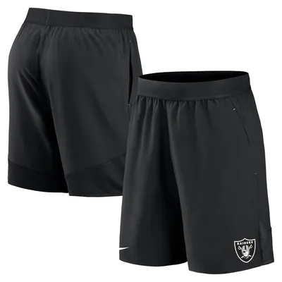 Las Vegas Raiders Nike Stretch Woven Shorts - Black