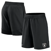 Short tissé extensible Nike noir Las Vegas Raiders pour homme