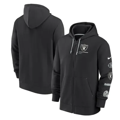 Las Vegas Raiders Nike Surrey Full-Zip Hoodie - Black