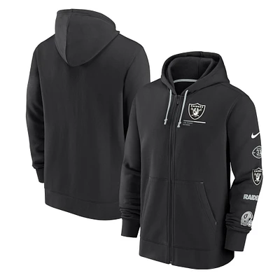 NUT RAID BLACK SLVE HOMME NIKE TEAM SURREY FULL ZIP HOODIE SWWTMENZIP