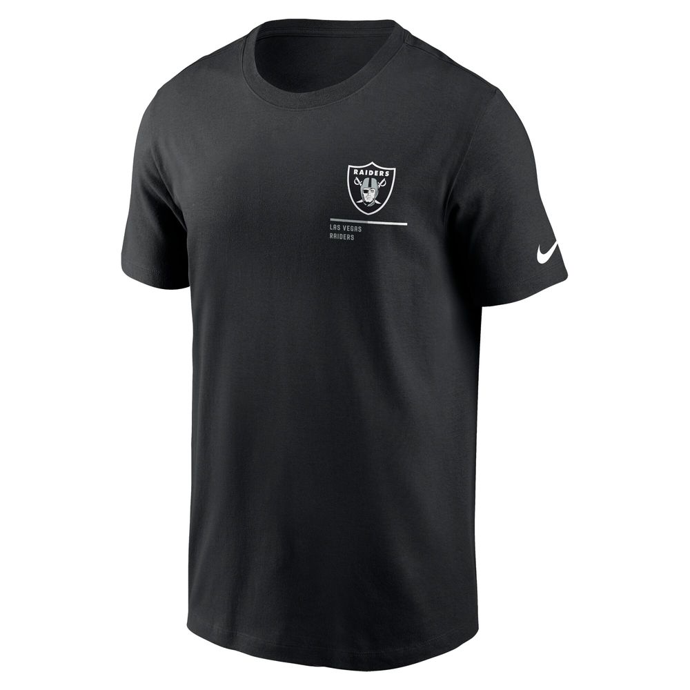 Men's Nike Black Las Vegas Raiders Team Incline T-Shirt