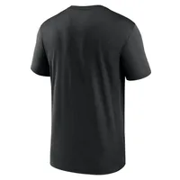 T-shirt Nike Las Vegas Raiders Team Legend Icon Performance noir pour homme