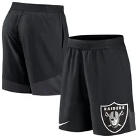 Short d'équipe Nike Las Vegas Raiders noir pour homme