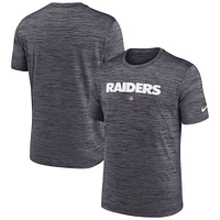 FBC RAID NOIR SU23 NFL HOMME NIKE SIDELINE TEAM ISSUE VELOCITY SS TEE TEEMENSCC