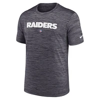 Men's Nike Black Las Vegas Raiders Team Sideline Velocity Performance - T-Shirt