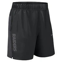 Men's Nike Black Las Vegas Raiders Woven Victory Performance Shorts