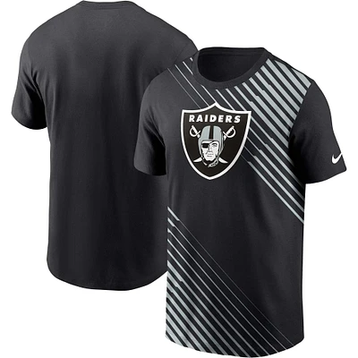 T-shirt Nike Las Vegas Raiders Yard Line Fashion Asbury noir pour homme