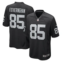 Maillot Nike Cole Fotheringham pour homme, noir, joueur de jeu des Las Vegas Raiders