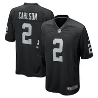 Men's Nike Daniel Carlson  Black Las Vegas Raiders Team Game Jersey