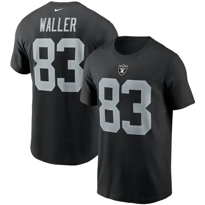 Las Vegas Raiders New Era League Raglan Long Sleeve T-Shirt - Black/Gray
