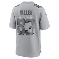 Men's Nike Darren Waller Gray Las Vegas Raiders Atmosphere Fashion Game Jersey