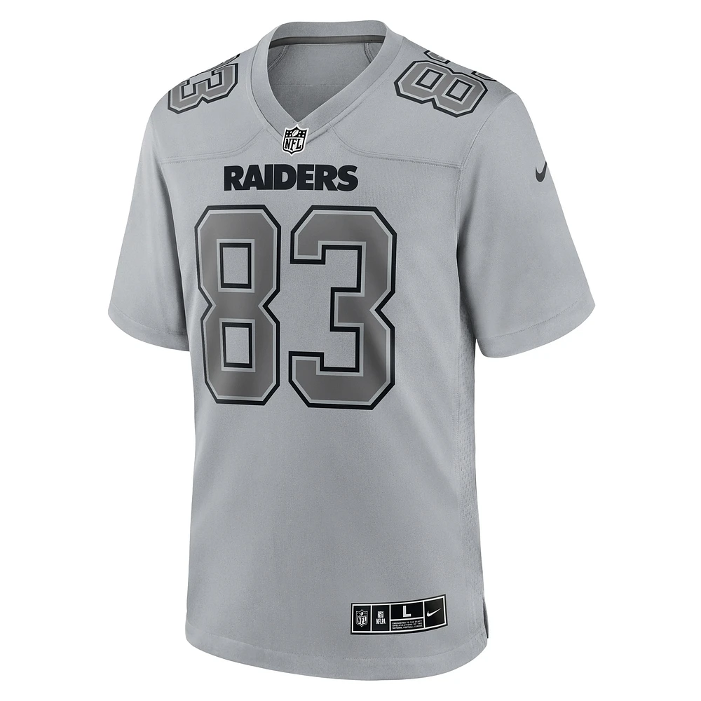 Men's Nike Darren Waller Gray Las Vegas Raiders Atmosphere Fashion Game Jersey