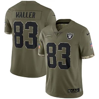 Men's Nike Darren Waller Olive Las Vegas Raiders Salute To Service Limited Jersey