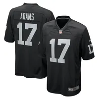 Maillot de match Nike Davante Adams pour hommes, noir, Las Vegas Raiders