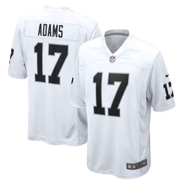 Maillot de match Nike Davante Adams pour hommes, blanc, Las Vegas Raiders