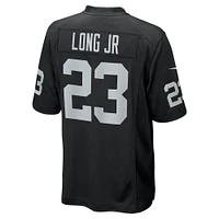 Maillot de match l'équipe Nike David Long Jr. pour hommes, noir