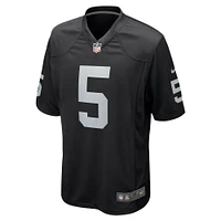 Men's Nike Divine Deablo Black Las Vegas Raiders Player Game Jersey