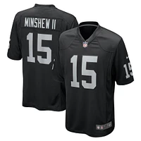 Men's Nike Gardner Minshew II  Black Las Vegas Raiders Team Game Jersey