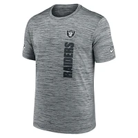 Men's Nike Gray Las Vegas Raiders Sideline Velocity Performance T-Shirt
