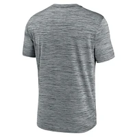 T-shirt Nike Las Vegas Raiders Velocity Performance gris pour homme