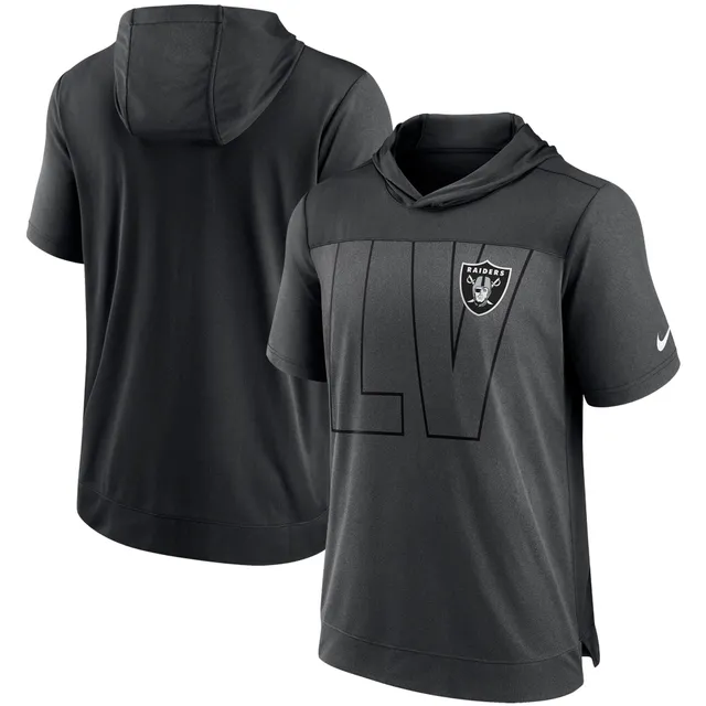 Nike Team Surrey (NFL Las Vegas Raiders) Men's Full-Zip Hoodie.