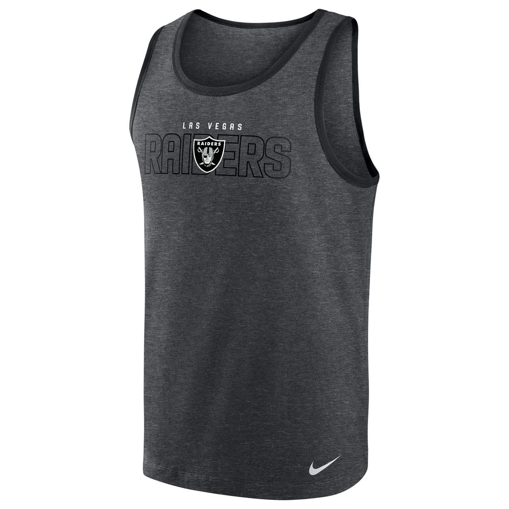Men's Nike Heathered Charcoal Las Vegas Raiders Logo Essential