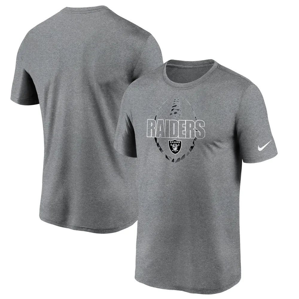 Alta exposición lazo Identidad Lids Las Vegas Raiders Nike Icon Performance T-Shirt - Heathered Gray |  Westland Mall