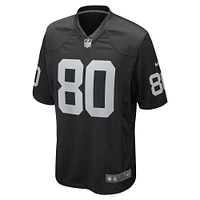 Maillot de joueur jeu Nike Jesper Horsted pour hommes, noir, Las Vegas Raiders