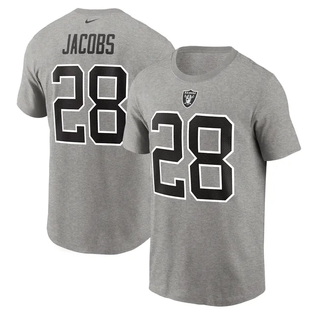 Men's Josh Jacobs Oatmeal Las Vegas Raiders Big & Tall Player Name