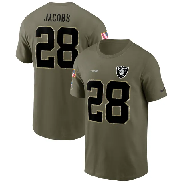 Autographed Las Vegas Raiders Josh Jacobs Fanatics Authentic White  Alternate Nike Game Jersey