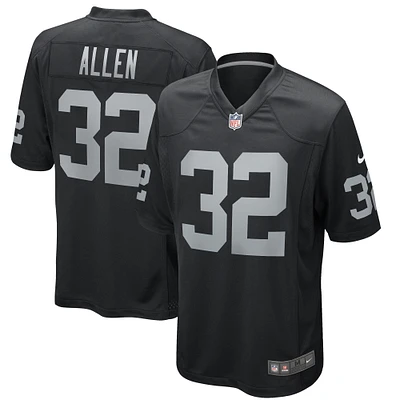 Maillot de joueur retraité Nike Marcus Allen pour homme, noir, Las Vegas Raiders Game