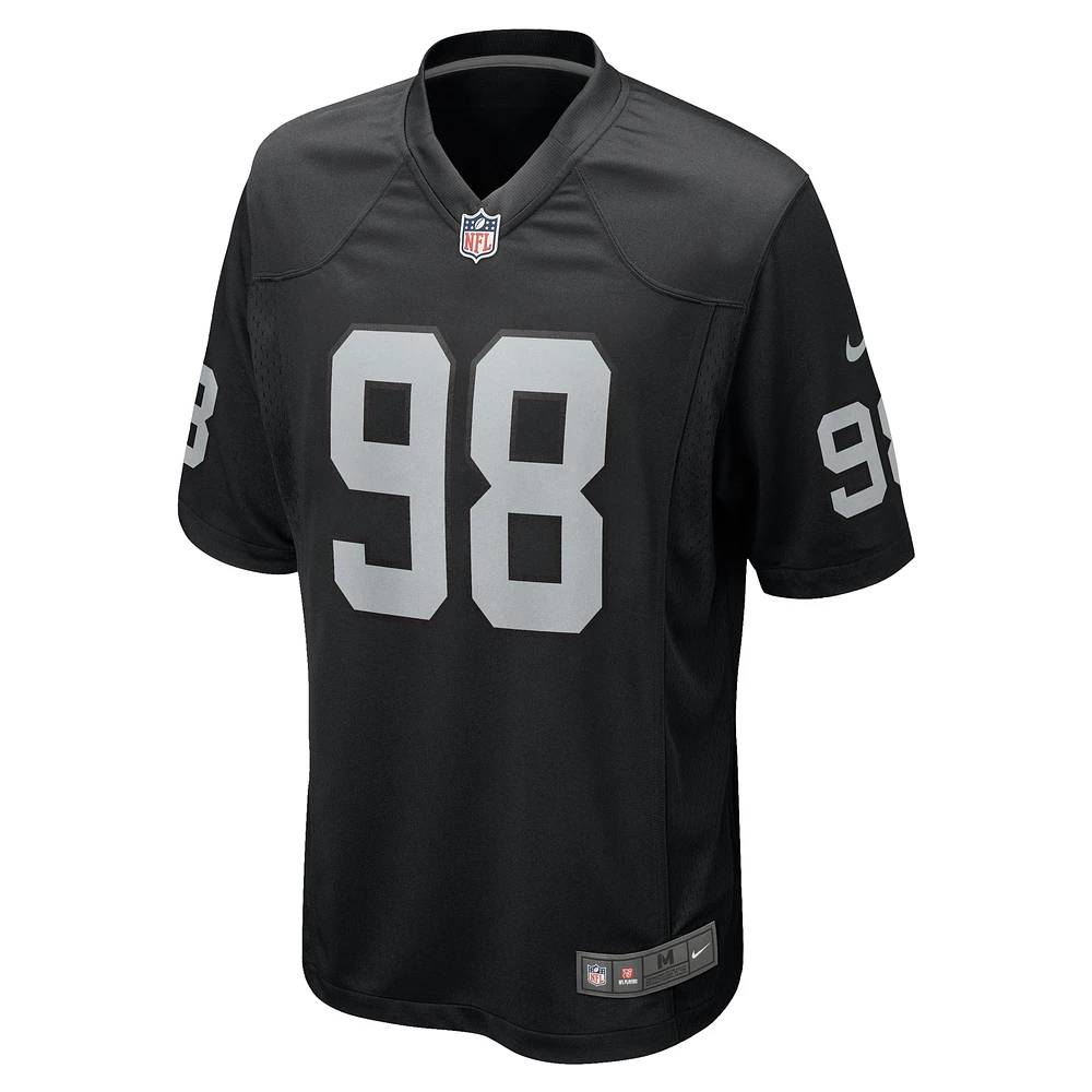 Men's Nike Maxx Crosby Las Vegas Raiders Game Jersey