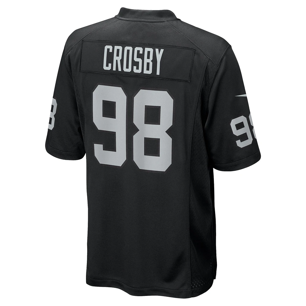 Men's Nike Maxx Crosby Las Vegas Raiders Game Jersey