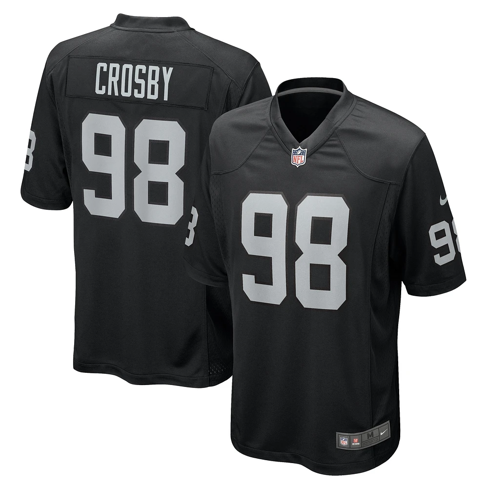 Men's Nike Maxx Crosby Las Vegas Raiders Game Jersey