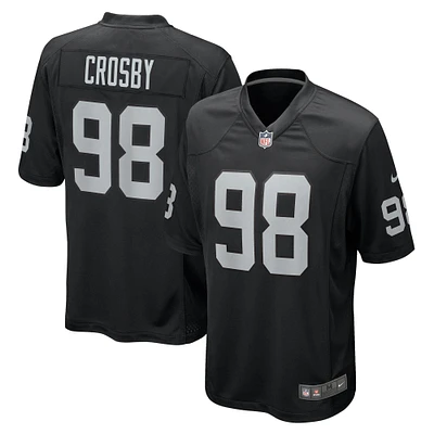 Men's Nike Maxx Crosby Las Vegas Raiders Game Jersey