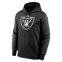 Men's Nike Maxx Crosby Black Las Vegas Raiders Player Name & Number Performance Pullover Hoodie