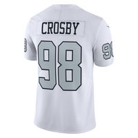 Maxx Crosby Las Vegas Raiders Nike Youth Game Jersey - White